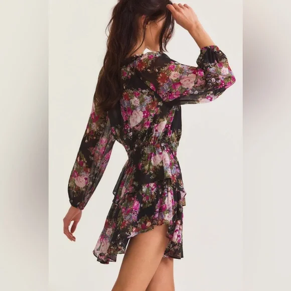 NWT LoveShackFancy Popover Dress In Midnight Muse